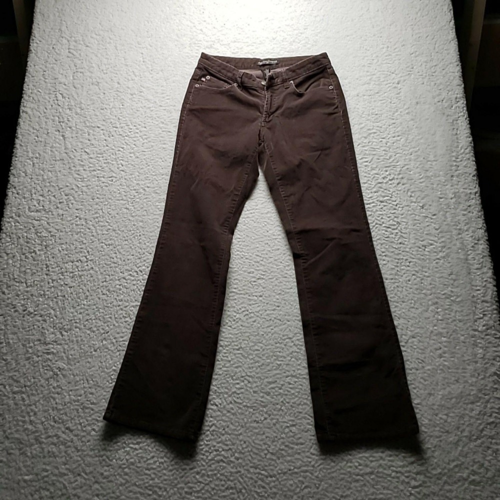 Polo Jeans Co Ralph Lauren Jeans Womens 2 Brown Straight Corduroy Stretch 29x31